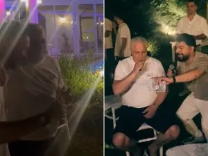 Șumudică, spectacol total pe manele la ziua de naștere a lui Drăguș! Imagini de senzație: nici Drăgușin nu a lipsit