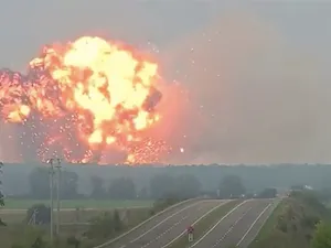 VIDEO Un depozit de muniții al Brigăzii de elită rusă aeropurtate, distrus. 48 de ruși au fost uciși/FOTO: Captura video