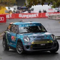 O mașină electrică a câștigat în premieră lupta cu termicele în CN de Super Rally - Foto: Facebook/Racing MIMI