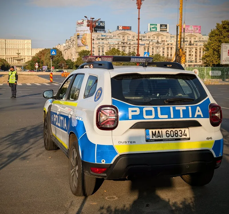 Mașină de Poliție - Foto: Poliția Capitalei (rol ilustrativ)