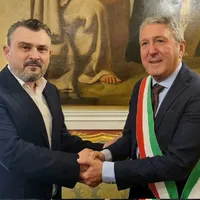 Gheorghe Cârciu, în vizită la românii din Italia Foto: dprp.gov.ro