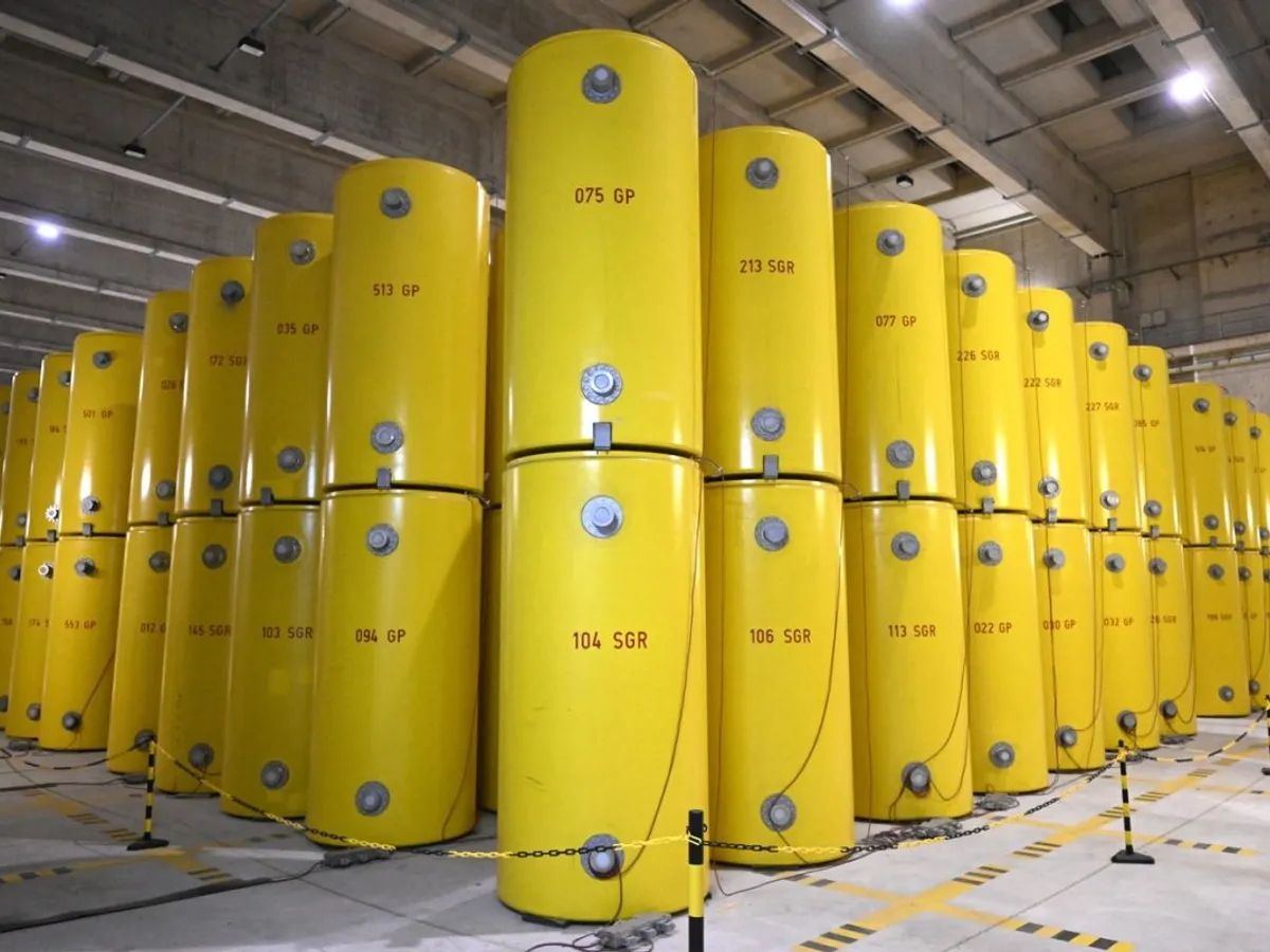 Cum păstrează nemţii deşeurile nucleare. Containere Castor la Reactorul Hamm-Uentrop - Foto: Profimedia Images (imagine cu caracter ilustrativ)