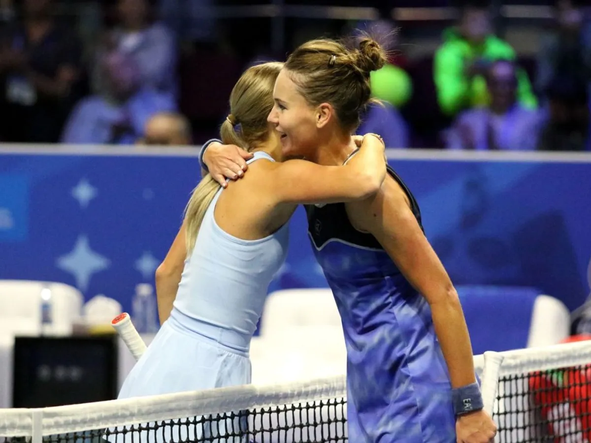 Anastasia Potapova, după jocul contra Veronicăi Kudermetova, la Sankt Petersburg - Foto: Profimedia Images