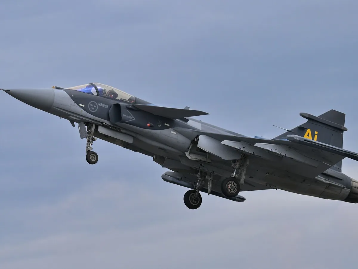 Avioanele de luptă suedeze JAS 39 Gripen vor putea utiliza în curând rachetele de croazieră Taurus - Foto: Profimedia Images (imagine cu rol ilustrativ)