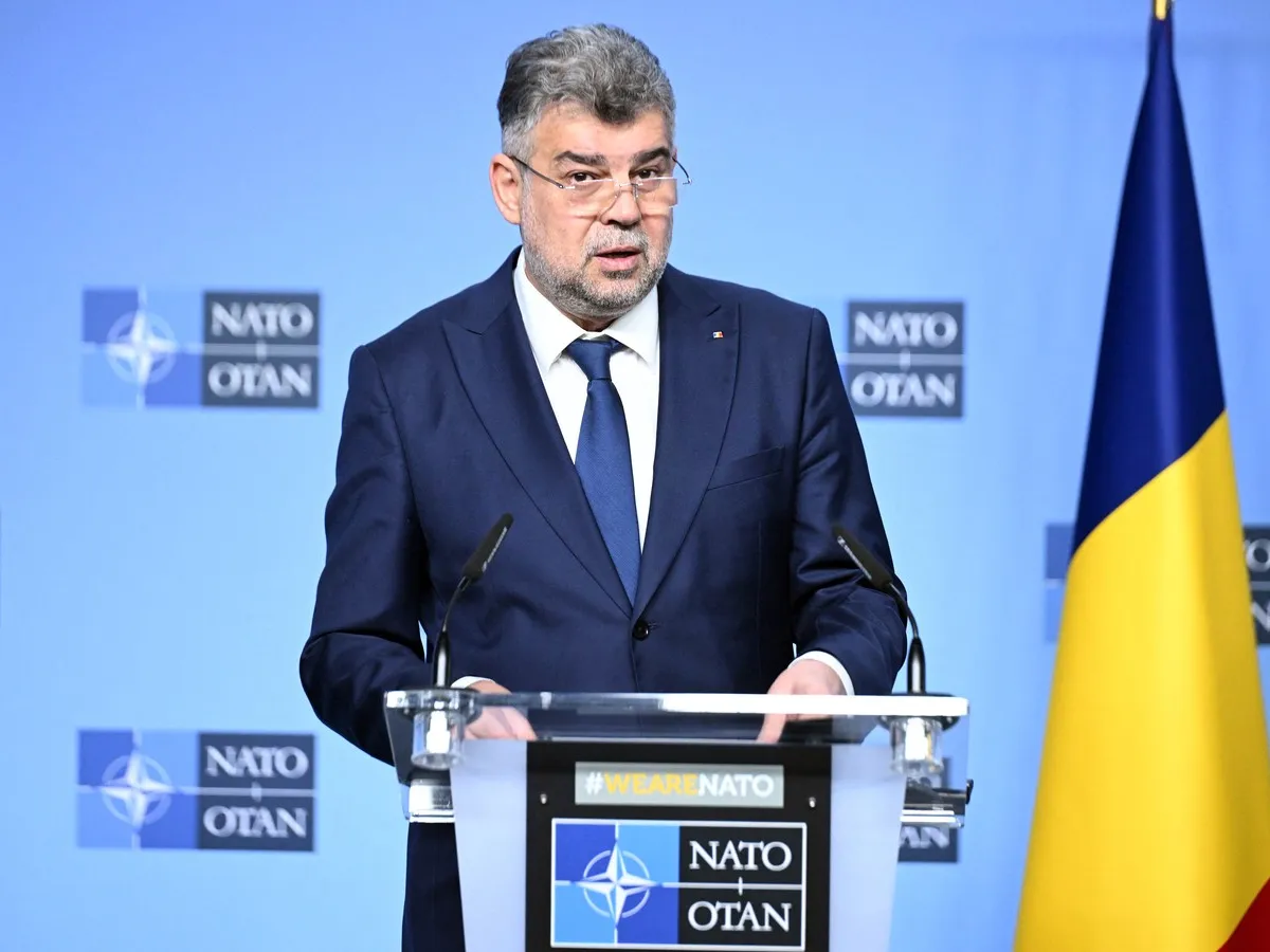 Ciolacu, mesaj de Ziua NATO: "România rămâne un aliat puternic și un pilon de securitate în regiune" - Foto: Profimedia images