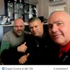 Primarul din Motru, Morega Cosmin (dreapta) alături de interlopul Fabian (centru) ce urmează să fie trimis în judecată în această săptămână. Sursă foto: Facebook