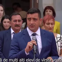 Simion la Colegiul Lazăr FOTO: FB