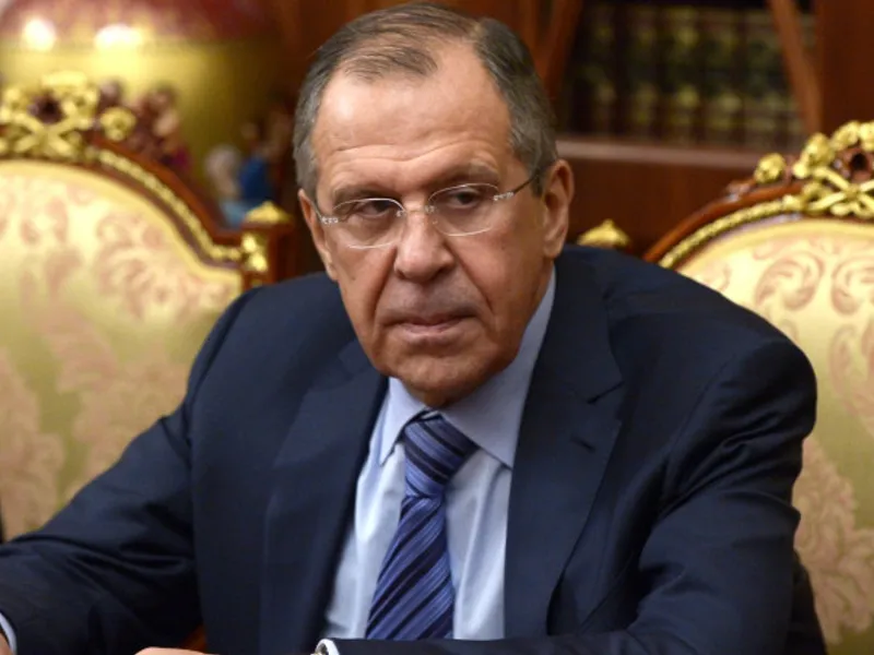 Şeful diplomaţiei ruse Serghei Lavrov. /  Foto: digi24.ro