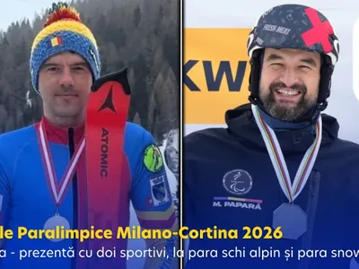 România va fi reprezentată de doi sportivi la Jocurile Paralimpice de Iarnă Milano-Cortina 2026, la probele de para snowboard şi para schi alpin - Foto: Facebook / Comitetul National Paralimpic, Romania