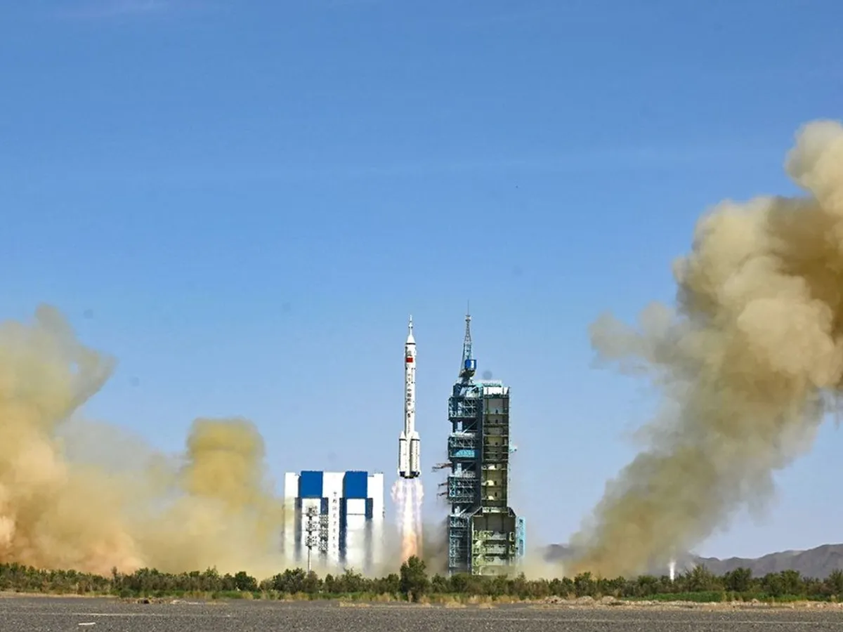 Gansu, China, 5 iunie 2022. Lansarea unei rachete satelitare - Foto: Profimedia Images  -imagine cu caracter ilustrativ