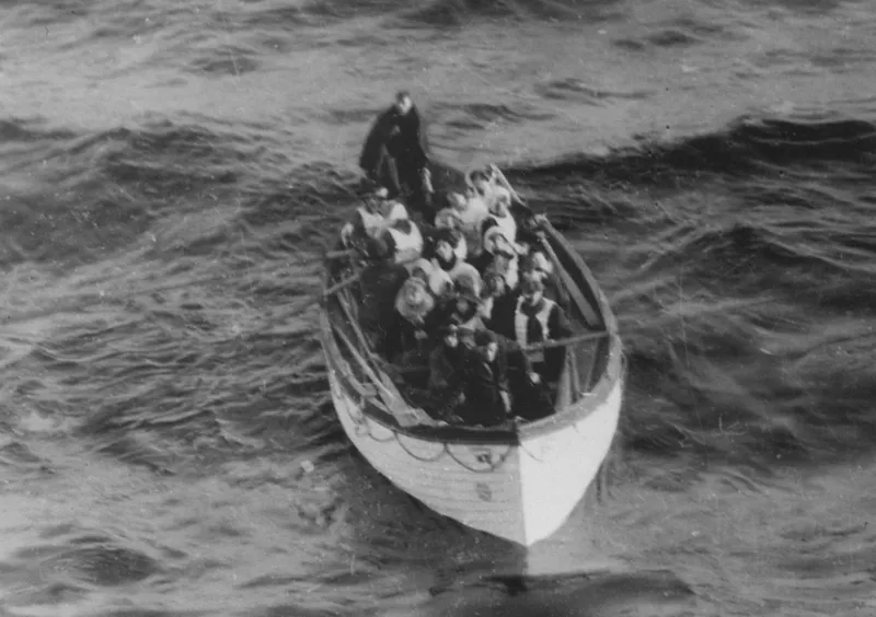 barca de salvare titanic