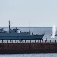 Forţele Navale Române au un „nou” vânător de mine. HMS Blyth a servit în Royal Navy - Foto: Profimedia Images