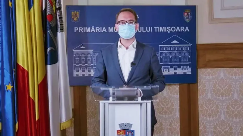Dominic Fritz a anunțat că Primăria Timișoara are de plătit 18 milioane de lei ca despăgubiri şi cheltuieli de judecată/FOTO: HotNews.ro
