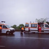 Un bărbat a fost accidentat mortal pe DN1 la Băicoi. Traficul se desfășoară cu dificultate/FOTO: Facebook/Ambulanta