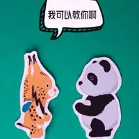 Un linx şi un urs panda, profesori spaniolă pe reţelele de socializare din China. / Foto: Instituto Cervantes Pekín/Facebook.com