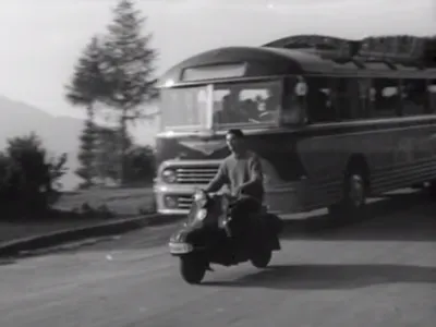 Primul scuter românesc, dezvoltat în 1957 la Brașov. Era copiat după modelul cehesc Čezeta - Foto: captură video