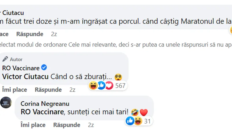 Replica primită de Victor Ciutacu Foto: Facebook