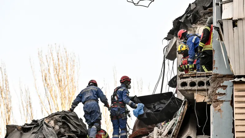 Imagini din Zaporoje, greu încercat de război - Foto: Profimedia Images
