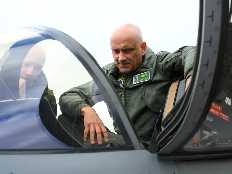 General-locotenent André Steur, comandantul Forțelor Aeriene Regale Olandeze - Foto: Profimedia Images