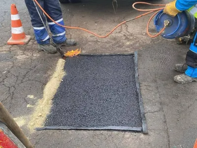 Groapă „plombată” - Foto: Facebook / Primăria Sectorului 6