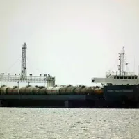 Ultimul feribot ce traversa strâmtoarea Kerci, scufundat de Ucraina cu o rachetă Neptun - Foto: X/front_uk (imagine cu caracter ilustrativ)