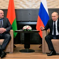 Președintele rus Vladimir Putin s-a întâlnit cu omologul său din Belarus, Aleksandr Lukaşenko. / Foto: Profimedia