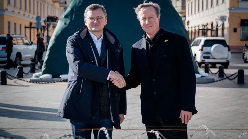 David Cameron la Odesa - Foto: Profimedia Images