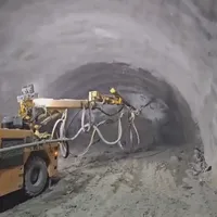 VIDEO IMAGINI spectaculoase de pe autostrada care costă 200.000.000 lei/km și sfredelește munții - Foto: FB