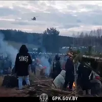 Assad și Putin trimit mii de refugiați la granița cu Polonia/foto: captura video