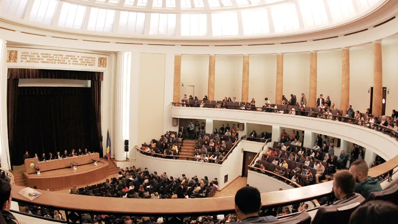 Aula facultății drept / societateamuzicala.ro
