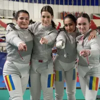 Locul 5 la Europenele de scrimă pentru cadeţi, pentru echipa feminină de sabie a României - Foto: Facebook/Federatia Romana de Scrima