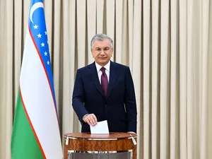 Președintele Shavkat Mirziyoyev a fost reales cu 87,1% din voturi Foto: profimediaimages