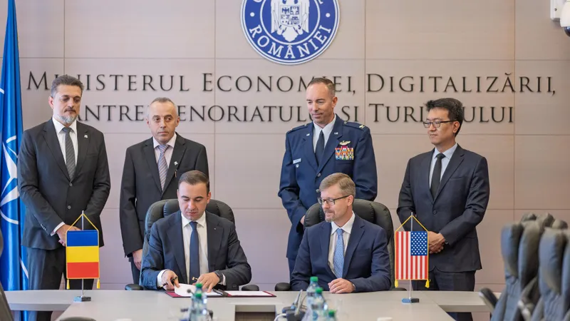 România va fabrica alături de SUA muniţia pentru tancurile Abrams şi proiectile de artilerie - FOTO: Facebook U.S. Embassy Bucharest