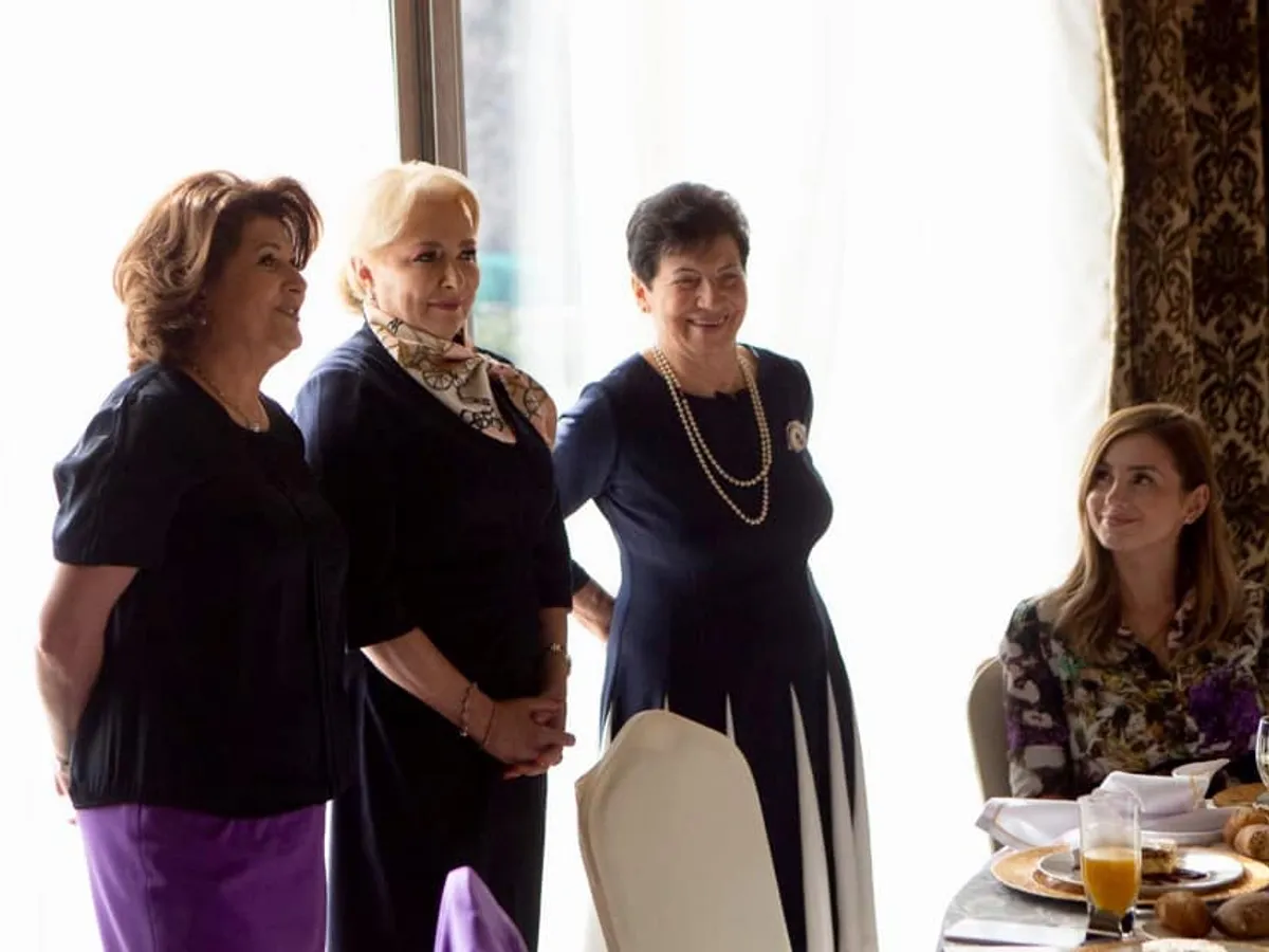 Rovana Plumb, Dăncilă, Maria Lazar și Irina Tanase. Sursa: Facebook
