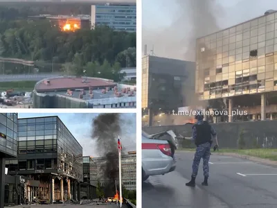 Explozii masive la Moscova. 300 de drone ucrainene au atacat „Silicon Valley” al Rusiei - Foto: X/ @GirkinGirkin