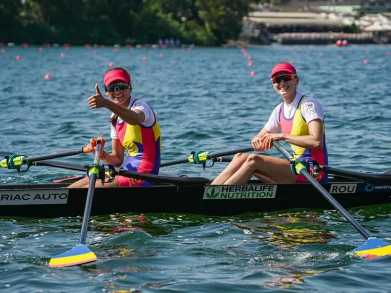 România a obținut medalia de bronz la Campionatele Mondiale de canotaj. Calificări Foto: facebook/ Federația Română de Canotaj