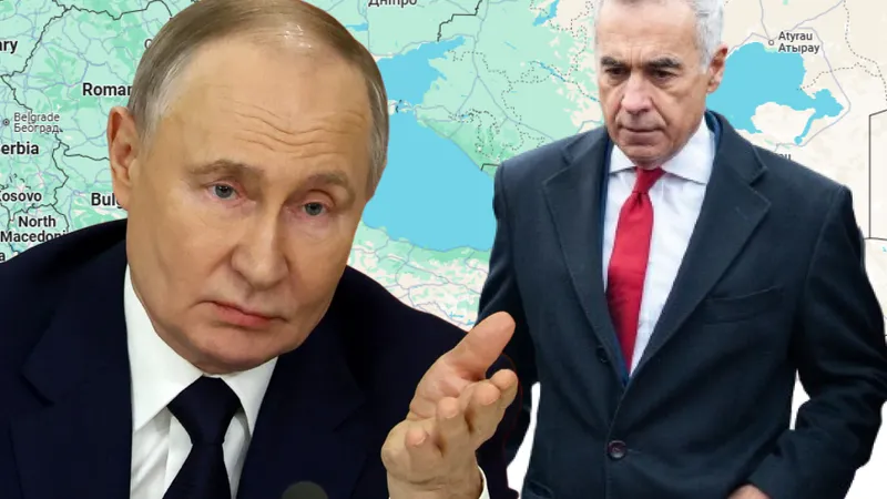 Canalul „Eurasia”, reiterat de Putin, prezentat de Călin Georgescu. A fost conceput de Stalin în '30 - Foto: Profimedia images