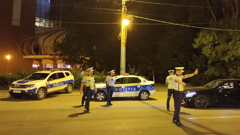 „Festivalul” drogurilor pe șosele după Neversea. 43 de șoferi au fost prinși drogați la volan/FOTO: Facebook/PolitiaRomana