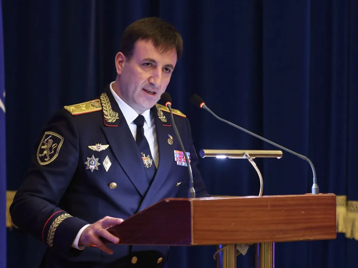 Viorel Cernăuţeanu, şeful poliţiei basarabene, la evenimentul de celebrare a Zilei Poliţiei Române - Foto: INQUAM PHOTOS/Sabin Cîrstoveanu