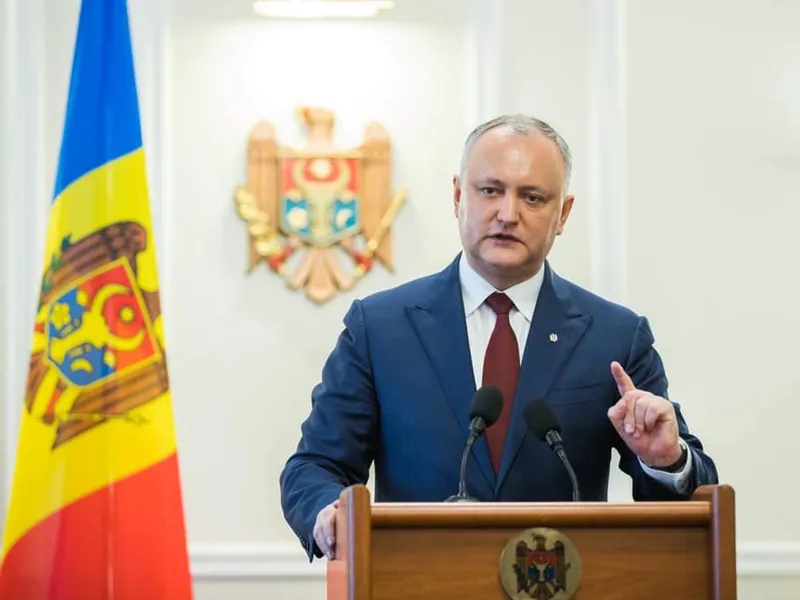 Președintele pro-rus al Republicii Moldova, Igor Dodon/Foto: Facebook