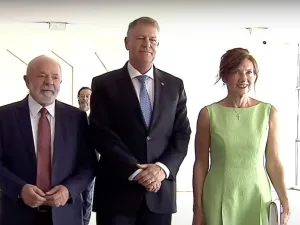 Iohannis și soția sa în vizită de lucru în Brazilia - Foto: Captură Youtube