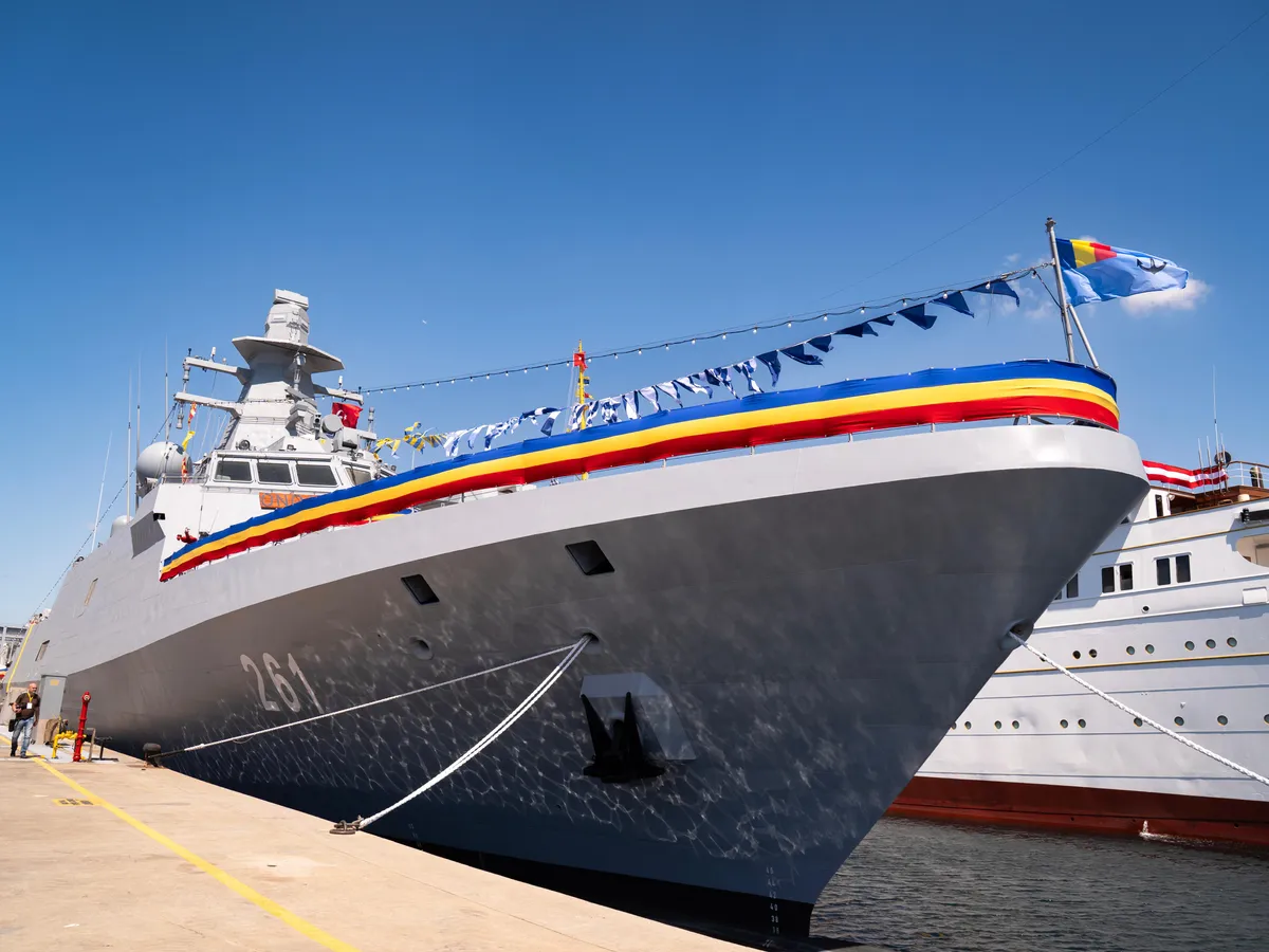 Achiziția corvetei de 265.000.000€. Contraamiral: Acum ne putem apăra exploatările de gaze din Marea Neagră