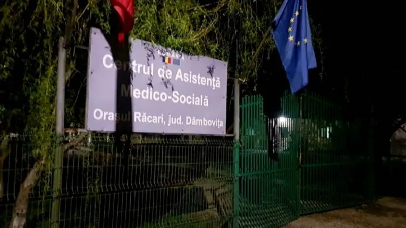 Centrul de asistență din Răcari Foto: MDI TV