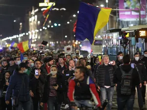 Sute de persoane au protestat din nou în București. / Foto: Inquam Photos / Octav Ganea