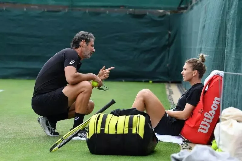 Mouratoglou și Halep - Foto: Profimedia