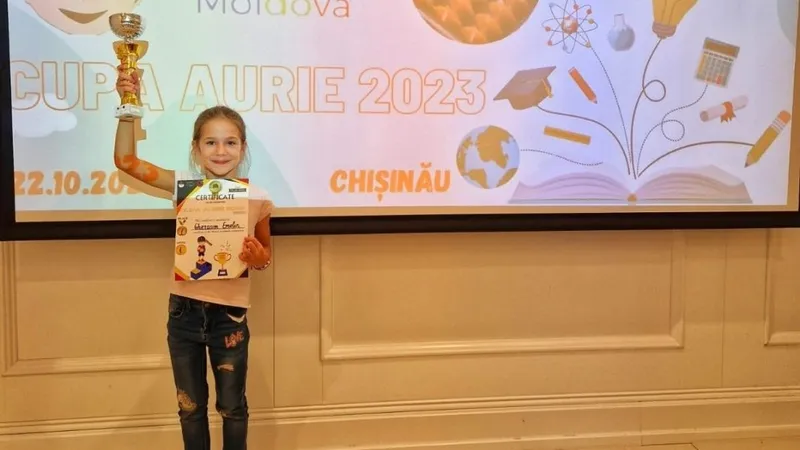 O fetiță în vârstă de șase ani rezolvă 120 de exerciții de aritmetică mentală în 13 minute. Olimpică Foto: Observatorul Prahovean