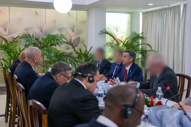 Directorul CIA, John Ratcliffe, a condus joi o delegație americană la Havana - Foto: Profimedia Images