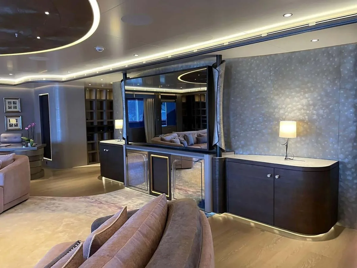 Aşa arată interiorul yahtului Nord, al lui Mordaşov - Foto: Profimedia Images