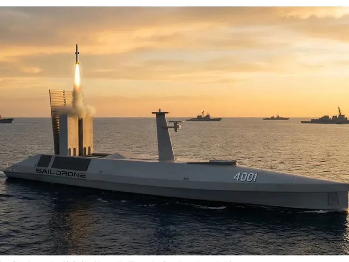 SUA arată drona maritimă Spectre echipată cu rachete de croazieră Tomahawk. Iran a încercat s-o fure