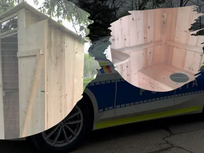 În Botoșani, Poliția are BMW-uri, dar face licitație pentru WC-uri din lemn - Foto: botosaneanul.ro